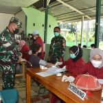 Tinjau Pelaksanaan Serbuan Vaksin Dosis Kedua Di Makodim,Ini yang Dilakukan Dandim 1402/Polman