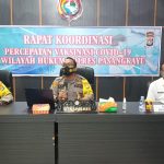 Rakor Percepatan Vaksinasi Covid -19 di Polres Pasangkayu