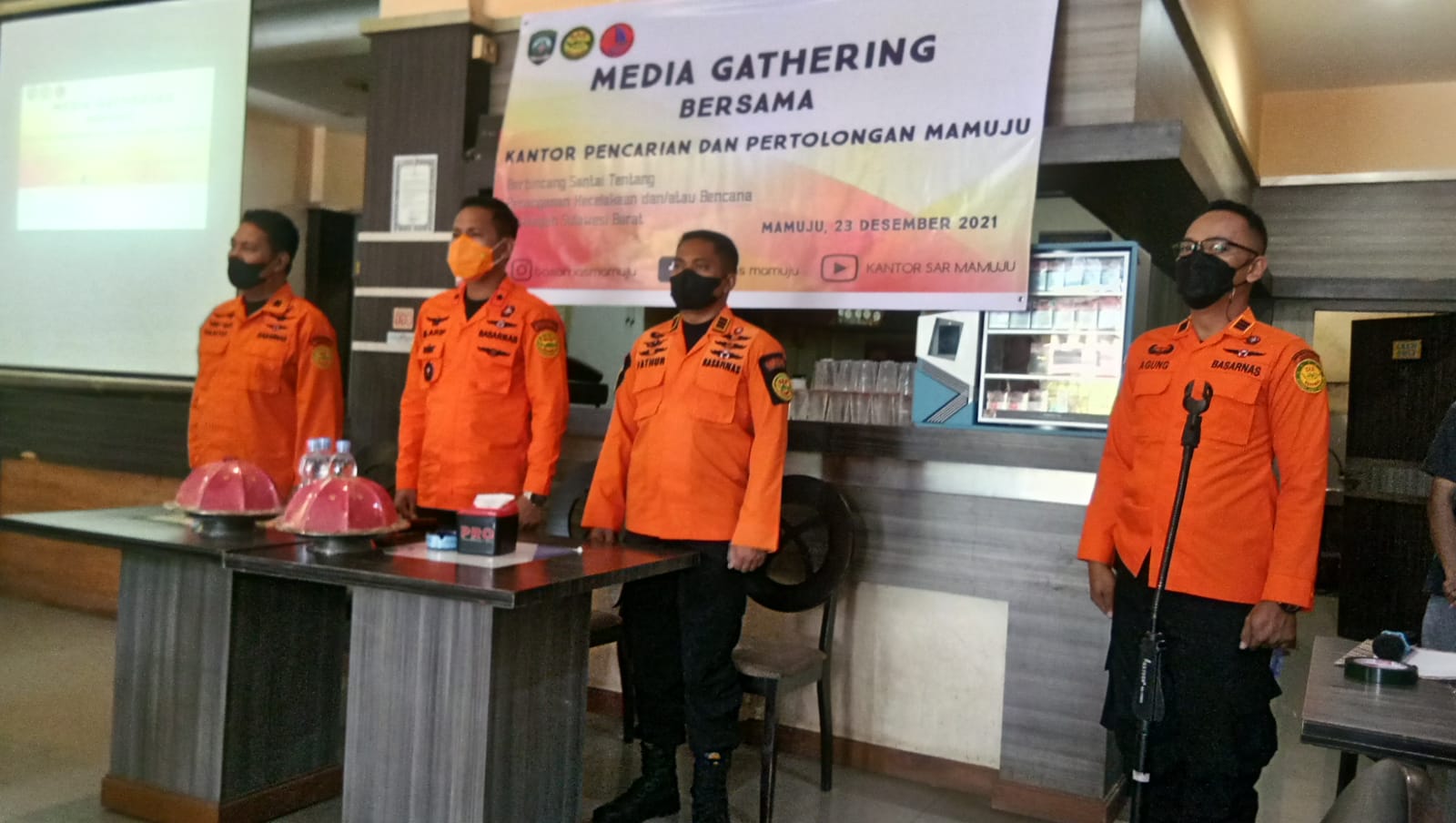 Basarnas Mamuju,Sulawesi Barat (Sulbar),gelar Media Gathering (Poto Sudirman /Rakyatsulbar.com)