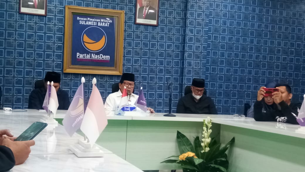 Ketua DPW Partai NasDem Sulbar Anwar Adnan Saleh (AAS) (Foto Sudyrman Rakyatsulbar.com)