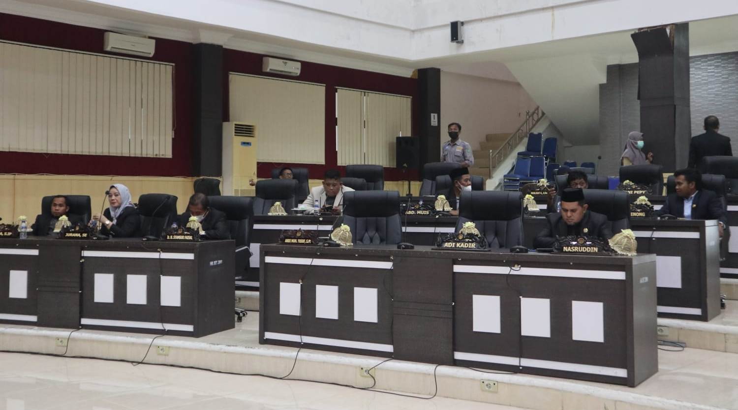 Dewan Perwakilan Rakyat Daerah (DPRD) Kabupaten Pasangkayu, Provinsi Sulawesi Barat (Sulbar) gelar paripurna terhadap laporan keterangan  pertanggung jawaban (LKPJ