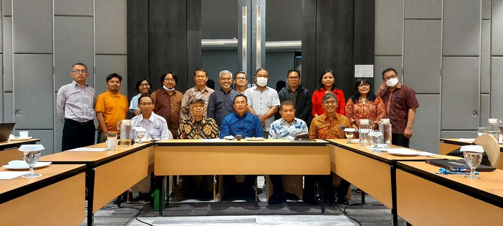 Dewan Pers melakukan pertemuan dengan Menko Polhukam Prof. Mahfud MD, di Kantor Kemenkopolhukam, Jakarta, Kamis (287).