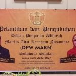 Ketua MAKN Harap Sulsel Jadi Pusat Peradaban Baru