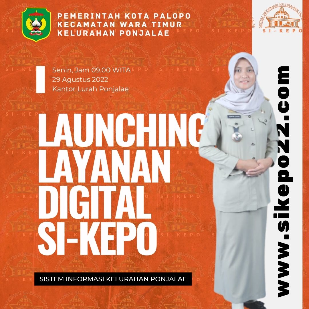 Lurah Ponjalae Palopo Launching SI KEPO