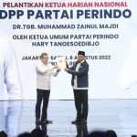 TGB Resmi Jabat Ketua Harian Partai Perindo.