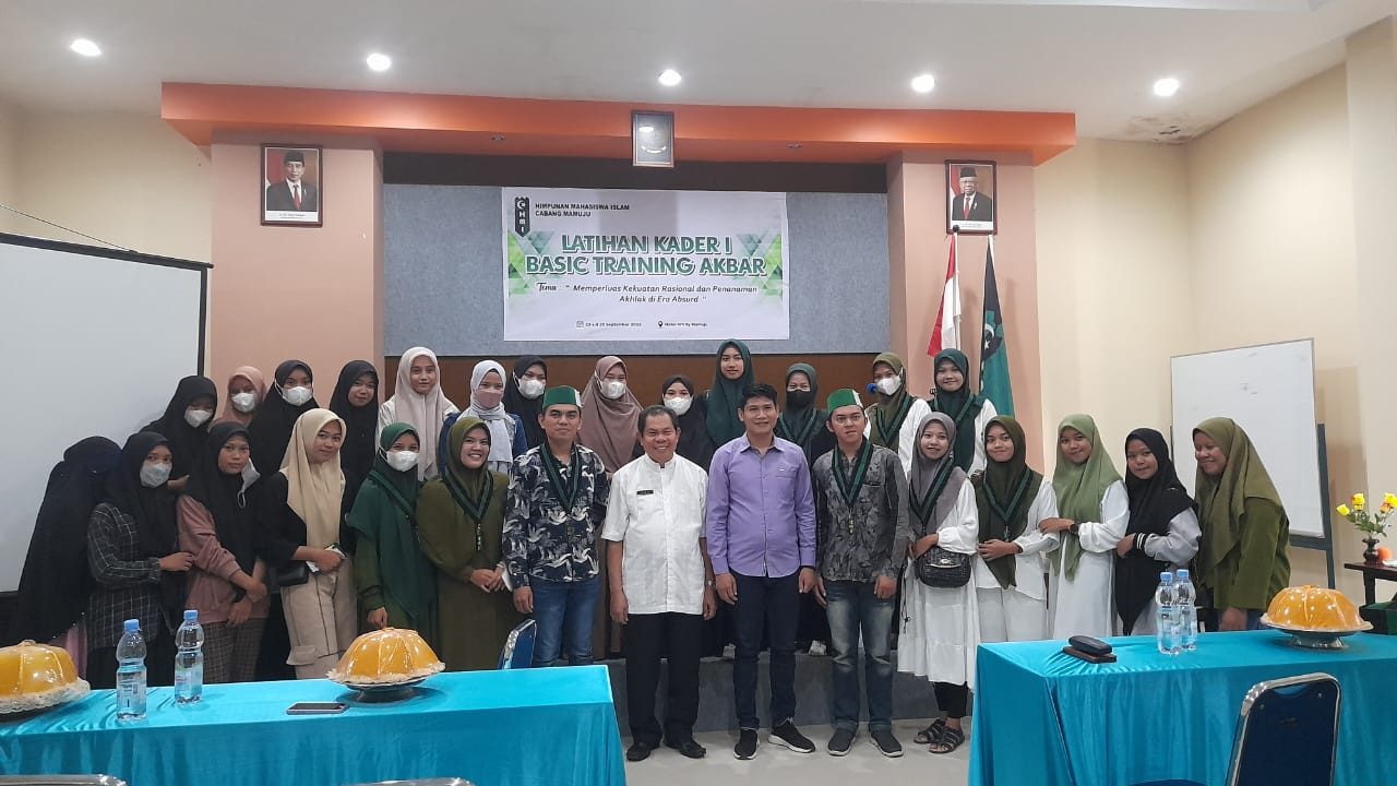 Himpunan Mahasiswa Islam (HMI) MPO Cabang Mamuju, Provinsi Sulawesi Barat menggelar Latihan Kader I atau Basic Training Akbar di Mamuju