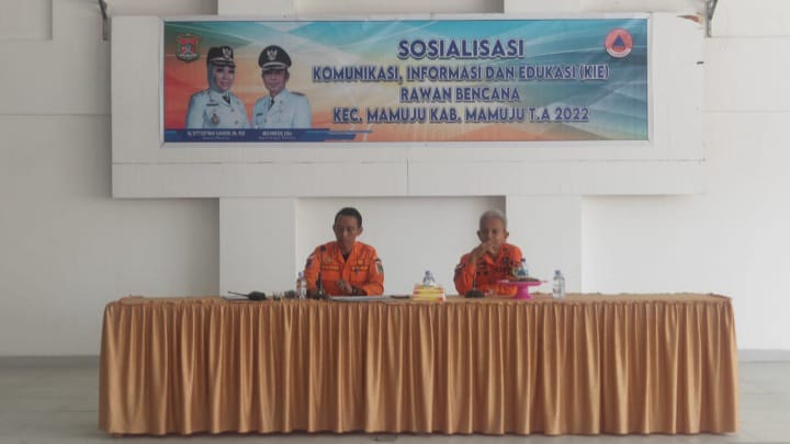 BPBD Kabupaten Mamuju, gelar sosialisasi Komunikasi, Informasi, dan Edukasi Rawan Bencana khusus wilayah di Kecamatan Mamuju. (Foto: Bahri/ Rakyatsulbar.com)