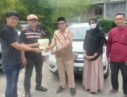 Bawaslu Sulbar Serahkan Enam Mobil Operasional Sentra Gakkumdu