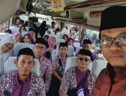 PT. Annur Ma’arif Berangkatkan 134 Jamaah Umrah Beserta Komisaris Harian RakyatSulsel di Grub 14 November