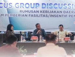 Ketua Bapemperda DPRD Sulbar Syahrir Hamdani Jadi Nasrasumber FGD Rumusan Kebijakan Daerah dalam Pemberian Fasilitas/Insentif Penanaman Modal