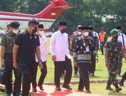 Wakil Presiden RI Tiba di Wajo, Bupati : Selamat Datang Bapak KH. Ma’ruf Amin di Bumi Lamaddukkelleng