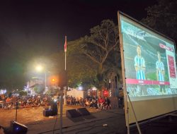 BERITA FOTO: Dinas Pariwisata Mamuju Gelar Nobar Final Piala Dunia, Argentina vs Francis