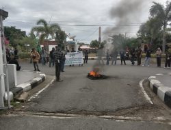 Refleksi HUT Polman yang ke-63 HMI Gelar Unjuk Rasa