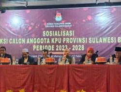 KPU Sulbar Gelar Sosialisasi Seleksi Calon KPU