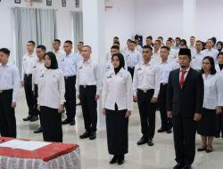 Kakanwil Kemenkumham Babel Ambil Sumpah 38 Pegawai Negeri Sipil