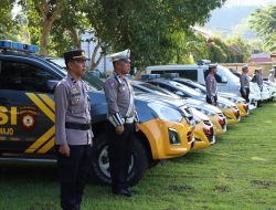 Kapolres Wajo Pimpin Apel Gelar Pasukan Operasi Patuh Pallawa 2023