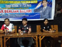 Risbar Belian Sosialisasi Rancangan Peraturan Daerah Tahap II