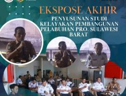 Dishubda Sulbar Laksanakan Ekspose Akhir Penyusunan Study Kelayakan Pembangunan Pelabuhan