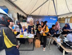 BPJS Ketenagakerjaan Gelar Sosialisasi Program di Pasar Sentral Makassar.