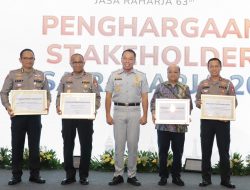 63 Tahun Jasa Raharja Berikan Penghargaan Kepada Stakeholders dan Mitra Kerja