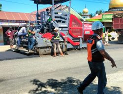 Pengerjaan Jalan Bumi Karsa: Sudah Mencapai 64 %