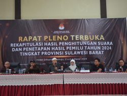 Rekap di Tingkat Provinsi Selesai