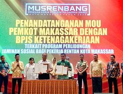 Komitmen Pemkot Makassar untuk Pekerja Rentan: Penandatanganan MoU dengan BPJS Ketenagakerjaan