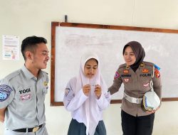 Jasa Raharja dan Ditlantas Blusukan ke SMA 2 Mamuju