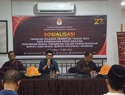 KPU Polman Sosialisasikan Pencalonan Peserta Perseorangan pada Pilkada Serentak 2024