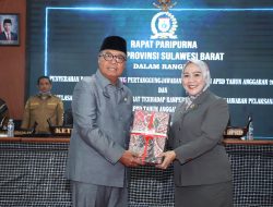 DPRD Sulbar Terima Ranperda Pertanggungjawaban APBD Tahun 2023