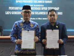 DPRD Sulbar Gelar Rapat Paripurna LKPJ Gubenur Sulbar Tahun 2023