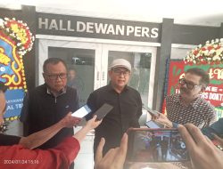 PWI Pusat Tunjuk Zulmansyah Sekedang Plt Ketum PWI