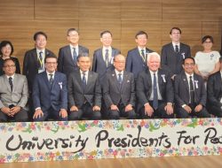 Prof. JJ jadi pembicara di University Presidents For Peace, Universitas Hiroshima