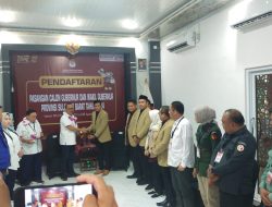 SDK-JSM Pendaftar Pertama di KPU Sebagai Balon Cagub dan Cawagub Sulbar