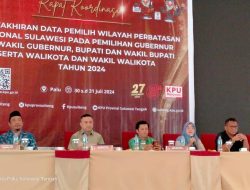 KPU Sulbar Ikuti Rakor Pemutakhiran Data Pemilih Wilayah Perbatasan