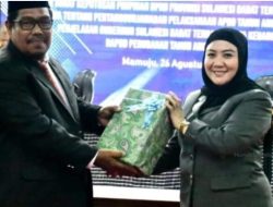 DPRD Sulbar Gelar Rapat Paripurna Penyerahan SK Pimpinan dan Pembahasan RAPBD-P 2024