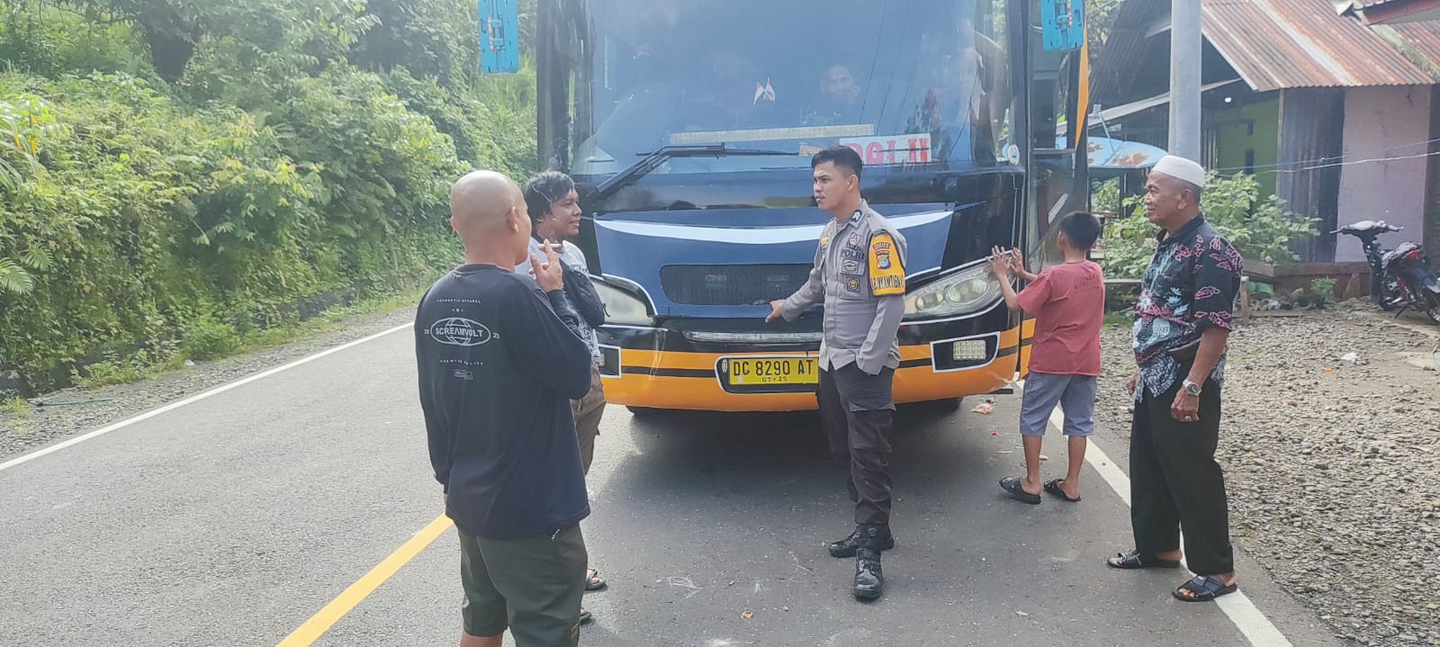 Sopir Bus Buana Trans Ditikam di Tapalang  