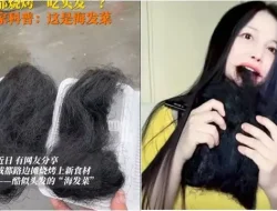 Sedang Viral, Street Food China ini Mirip Segumpal Rambut