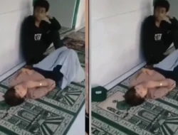 Sepasang Kekasih Kepergok Sedang Berpacaran di Masjid, Netizen Geram!