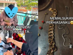 Viral! Aksi ART Memalsukan Perhiasan Majikan untuk Dicuri