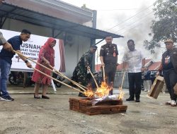 KPU Mamuju Musnahkan 126 Surat Suara