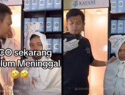 Penjual Kain Kafan Viral di Media Sosial