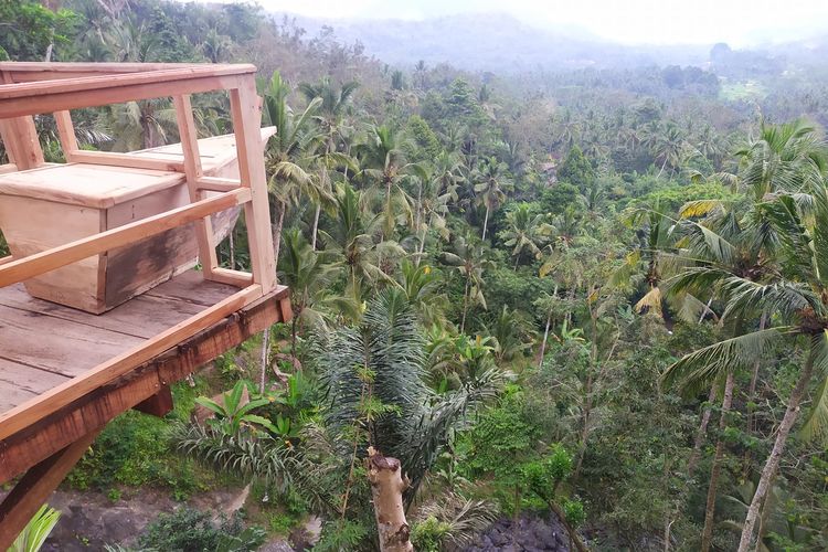 Gembleng Waterfall di Karangasem, Bali