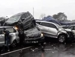 Kecelakaan Beruntun di Tol Purbaleunyi, 1 Tewas, Puluhan Terluka, Lalu Lintas Terhambat