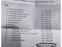 Pemuda Pancasila Bekasi Terkait Proposal Anggaran Tahun Baru Rp44 Juta Viral