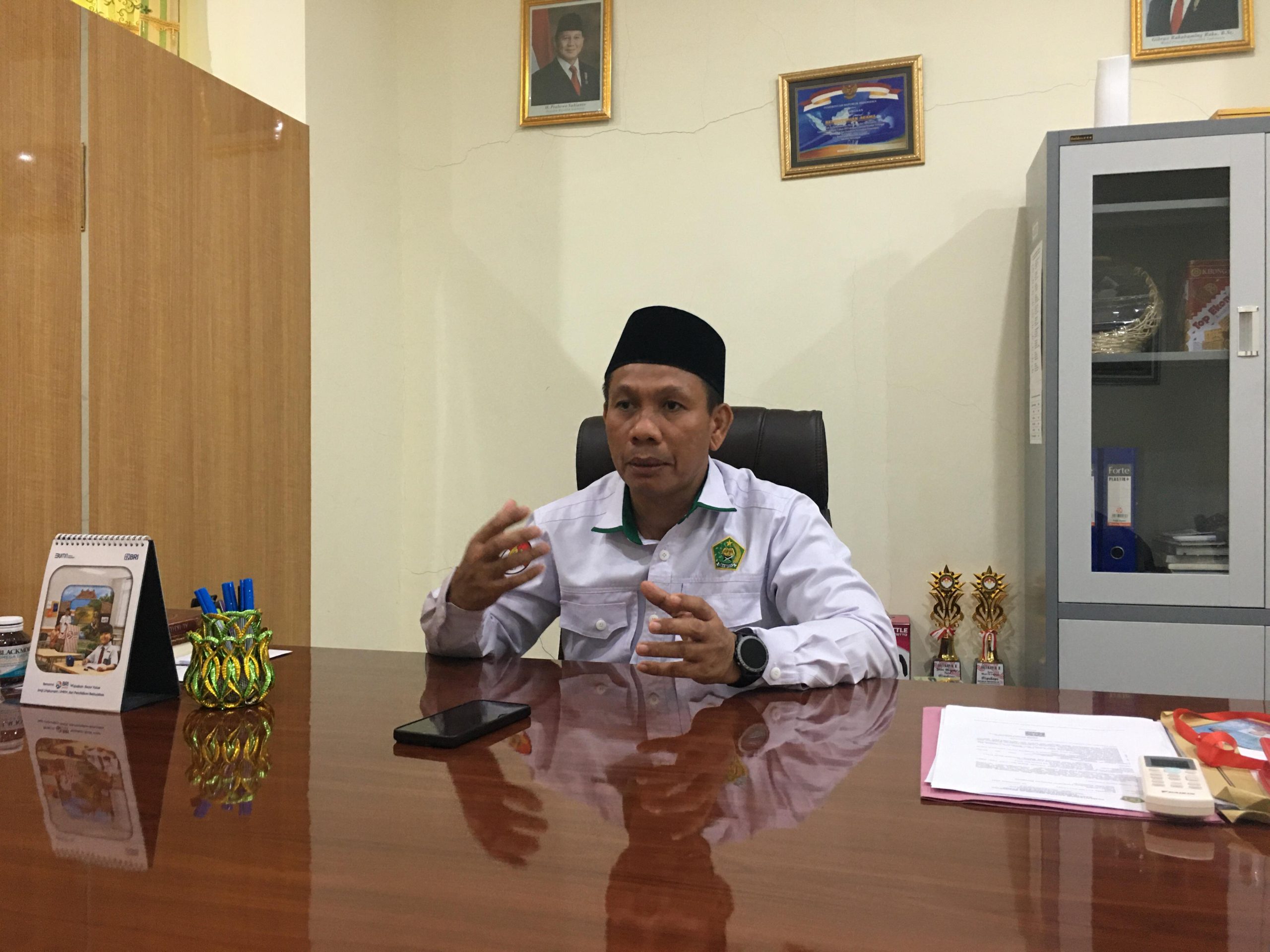 Kepala Kantor Kementerian Agama (Kemenag) Kabupaten Mamuju, Mustapa Tangngali