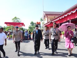 Pj Gubernur Sulbar Hadiri Upacara Penutupan Pendidikan Pembentukan Bintara Polri