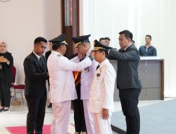 Pj Gubernur Sulbar Bahtiar Lantik Dua Pj Bupati