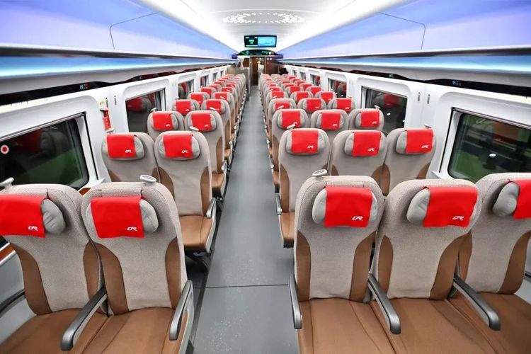 Prototipe kereta tercepat di dunia CR450 yang dikenalkan oleh China pada 29 Desember 2024. (Dok. CRRC Corporation Ltd. )